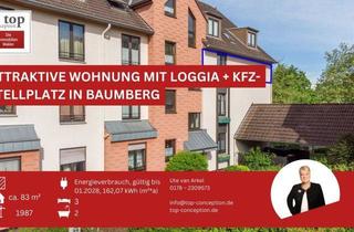 Wohnung kaufen in Innsbrucker Straße 23, 40789 Monheim, Attraktive Wohnung mit Loggia + KFZ-Stellplatz in Baumberg *provisionsfrei