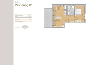 Wohnung kaufen in Schwalbenloh, 84137 Vilsbiburg, Zum Verkauf: 2-Zimmer Neubauwohnung mit Terrasse / WE01 / 5 % AfA + 5% Sonder AfA möglich