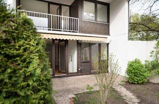 Wohnung kaufen in Uferzeile, 30627 Misburg-Nord, Wie ein Haus mit Garten direkt am Mittellandkanal: 4-Zimmer-Eigentumswohnung mit Garage Nähe MHH.