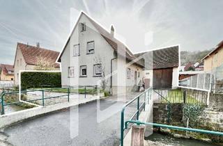 Haus kaufen in 97953 Königheim, Anwesen mit ausbaufähiger Scheune und eigener Brücke über den Brehmbach im Weinort Königheim