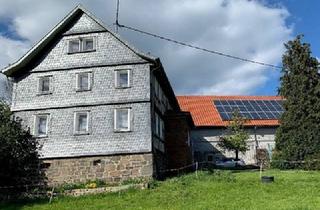 Bauernhaus kaufen in 36325 Feldatal, Pferdeliebhaber aufgepasst!!! Provisionsfrei: Reitplatz-Wiesen-Ortsrandlage