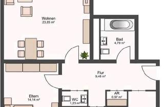 Wohnung kaufen in 46325 Borken, Borken - Wohnung 75 Plus Stellplatz und Kellerraum frei