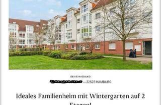 Wohnung kaufen in 20095 Hamburg, Hamburg - Ideales Familienheim mit Wintergarten auf 2 Etagen in Eidelstedt!