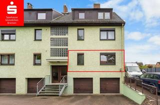 Wohnung kaufen in 28309 Hemelingen, Bremen-Hemelingen: Großzügige 2-Zimmer-Eigentumswohnung mit Loggia, Garten und Garage