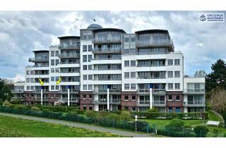 Wohnung kaufen in 27476 Cuxhaven, Cuxhaven - Rarität: SEESICHT-Wohnung, Grimmershörnbucht, Fahrstuhl, Tiefgarage, Umbau zu 3 Zimmer-Whg. möglich
