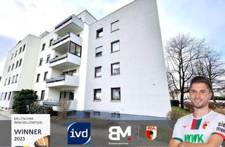 Wohnung kaufen in 86167 Augsburg, Augsburg - Gemütliche 3 ZKB Wohnung mit Süd-West Loggia auf ca. 76 m² - Tiefgaragenbox