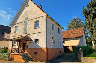 Haus kaufen in 34359 Reinhardshagen, Reinhardshagen - 2 Famhs. in ruhiger Lage gemütl. Garten Weser ca. 60 m