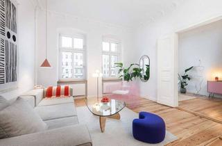 Wohnung kaufen in 10435 Prenzlauer Berg, Provisionsfrei: Saniertes 4-Zimmer Altbaujuwel direkt zum einziehen mit hochwertiger neuer Küche