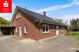 Einfamilienhaus kaufen in 27711 Osterholz-Scharmbeck, Ebenerdig mit Ausbaureserve: Junges und großzügiges Einfamilienhaus in Hülseberg