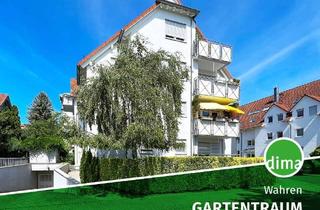 Wohnung kaufen in 04159 Wahren, EG-Wohntraum in ruhiger Lage mit umlaufendem Garten, EBK, Tiefgarage u.v.m.