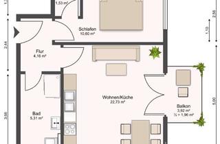 Wohnung kaufen in 23669 Timmendorfer Strand, Moderne 2-Zimmer-Wohnung mit Balkon und Tiefgaragenstellplatz!