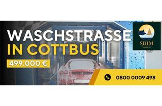 Gewerbeimmobilie kaufen in 03046 Cottbus, Waschstrasse in bester Lage in Cottbus mit grossen Platz für Autohandel usw.