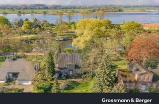 Grundstück zu kaufen in 21502 Geesthacht, Baugrundstück mit Blick auf die Elbe ca. 1.365 m²