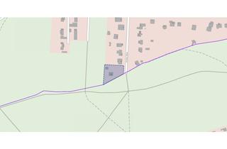 Grundstück zu kaufen in Stolper Weg 29, 16547 Birkenwerder, Schönes Baugrundstück in Waldrandlage mit san. bed. Kleinhaus