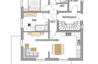 Wohnung kaufen in 86989 Steingaden, 3Zi-ETW EG NEUBAU, nur 2 WE, idealer Altersruhesitz mit Gartennutzung!