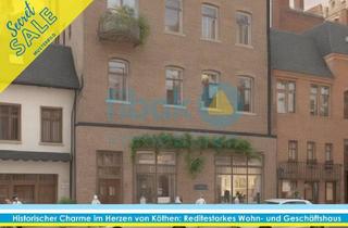 Haus kaufen in 06366 Köthen, Köthen - Investition mit Stil: Wohn- und Geschäftshaus in historischer Altstadt