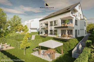 Wohnung kaufen in 70469 Stuttgart, Stuttgart - Provisionsfreie 4,5-Zi.-OG-Wohnung mit Balkon und Aussicht in Neubau-Projekt KFW 55 Effizienz-Haus