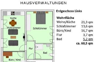 Wohnung mieten in 35619 Braunfels, 3 ZKB Wohnung In Braunfels Bonbaden – EG Links