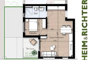 Wohnung kaufen in Georg-Klink-Straße 6+8, 64572 Büttelborn, Seniorengerechtes Wohnen in Worfelden, Erdgeschosswohnung Nr. 1 mit Terrasse
