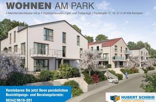 Wohnung kaufen in Parkstraße 19, 87439 Kempten, Wohnen Am Park in Kempten (221), Neubau von 3 Mehrfamilienhäusern mit TG