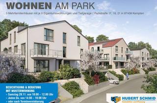Wohnung kaufen in Parkstraße 19, 87439 Kempten, Wohnen Am Park in Kempten (212), Neubau von 3 Mehrfamilienhäusern mit TG