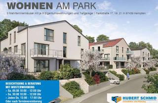 Wohnung kaufen in Parkstraße 19, 87439 Steufzgen, Wohnen Am Park in Kempten, Neubau von 3 Mehrfamilienhäusern mit TG