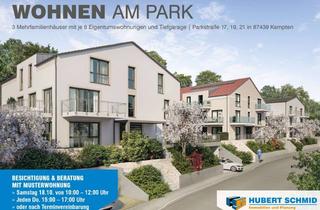 Wohnung kaufen in Parkstraße 17, 87439 Steufzgen, Wohnen Am Park in Kempten (112), Neubau von 3 Mehrfamilienhäusern mit TG
