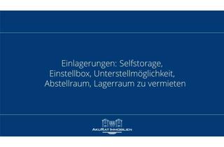 Gewerbeimmobilie mieten in 82319 Starnberg, Einlagerungen: Selfstorage, Einstellbox, Unterstellmöglichkeit, Abstellraum, Lagerraum zu vermieten