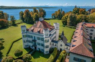 Wohnung kaufen in 82343 Pöcking, Schloss Possenhofen: Prachtvolle Beletage mit Seeblick samt Dachgeschoss