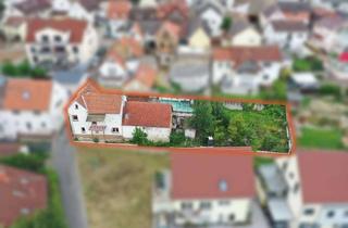 Einfamilienhaus kaufen in Hostergasse, 55270 Zornheim, PROVISIONSFREI - Einfamilienhaus mit riesigem Garten, Scheune, Garage und Traumblick - POTENTIAL!