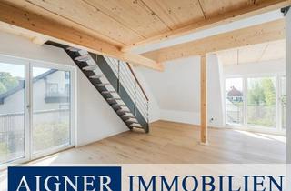 Wohnung kaufen in 80999 München, AIGNER - Sonnige 2,5 Zimmer Dachgeschoss-Maisonette Neubauwohnung in Untermenzing