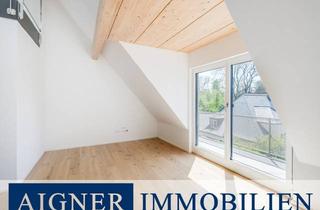 Wohnung kaufen in 80999 München, AIGNER - 2,5 Zimmer Dachgeschoss-Maisonette Neubauwohnung in Untermenzing