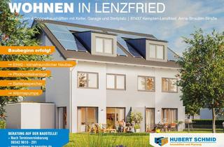 Doppelhaushälfte kaufen in Anna-Straubin-Straße 46, 87437 Lenzfried, Wohnen in Lenzfried - Neubau von 4 Doppelhaushälften und 12 Reihenhäusern