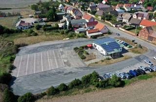  in Salzstraße 12, 06231 Nempitz, asphalt. Freifläche mit kl. Lager u. Büro, zentral im Ballungsraum Halle/Leipzig, nahe BAB9