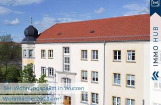 Wohnung kaufen in 04808 Wurzen, ++ Faktor 18: Jetzt Investieren für 1.340 EUR/m² // 5er Wohnungspaket im Herzen von Wurzen ++