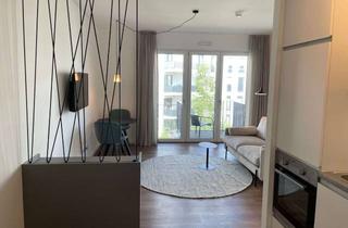 Wohnung mieten in Theodor-Fontane-Allee 6a, 12529 Schönefeld, Erstbezug nach Sanierung! Geräumige 1-Zimmer-Wohnung (vollmöbliert) inkl. Einbauküche und Balkon