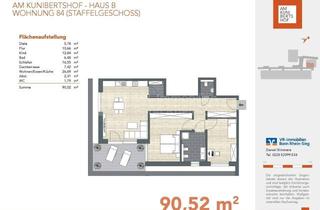 Penthouse kaufen in 53347 Alfter, KFW40 - Penthouse im kleinen Wohnbereich des Kunibert