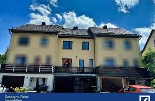 Haus kaufen in 07955 Auma, Zauberhaftes Reihenmittelhaus auf 3 Etagen mit Garten und leckeren Erdbeeren