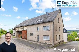 Einfamilienhaus kaufen in 55496 Argenthal, Großes Einfamilienhaus mit mehreren Nebengebäuden auf zwei Grundstücken