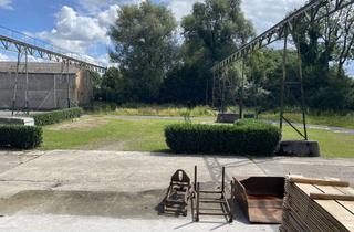 Gewerbeimmobilie mieten in Freiherr-Von-Twickel-Str. 11, 48329 Havixbeck, Aussenlagerplatz mit Portalkran in Havixbeck