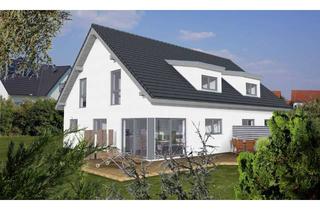 Doppelhaushälfte kaufen in 85399 Hallbergmoos, Moderne Null-Energie-Kosten-Doppelhaushälfte auf schönem Grundstück