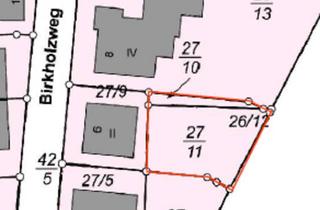 Grundstück zu kaufen in Birkholzweg, 60433 Eschersheim, Baugrundstück ca. 373m² für EFH, DHH, 2-3 FH (ca. 235m² Wohnfläche)