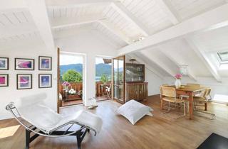Wohnung kaufen in 83703 Gmund, Einzigartig - Sonnige Dachgeschoss-Maisonette mit 180 Grad Seeblick