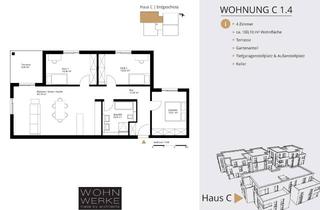 Wohnung kaufen in 73660 Urbach, Whg C 1.4. - 4 Zimmer - Erdgeschoss mit ca. 123 m² Gartenanteil