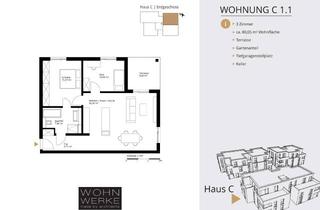 Wohnung kaufen in 73660 Urbach, Whg C 1.1. - 3 Zimmer - Erdgeschoss mit ca. 71 m² Gartenanteil