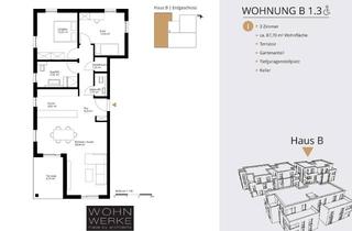 Wohnung kaufen in 73660 Urbach, Whg B 1.3. - 3 Zimmer - Erdgeschoss mit ca. 156 m² Gartenanteil - barrierefrei
