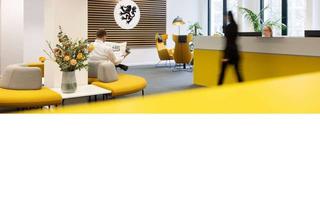 Büro zu mieten in 64404 Bickenbach, SCHWIND IMMOBILIEN - mitten in der City: moderne Bürofläche mit großer Schaufensterfront