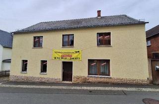 Einfamilienhaus kaufen in 08233 Treuen, !!!großes Einfamilienhaus in Eich bei Treuen + Werkstatt + Garagen + kleines Gärtchen!!!