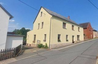 Einfamilienhaus kaufen in 08233 Treuen, !!!großes Einfamilienhaus in Eich bei Treuen + Werkstatt + Garagen + kleines Gärtchen!!!