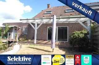 Doppelhaushälfte kaufen in 47665 Sonsbeck, Gepflegte Doppelhaushälfte mit paradiesischem Garten und Doppelgarage in ruhiger Wohngegend